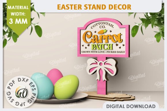 3D Easter Decor Laser Cut: Crafting Your Easter Stand