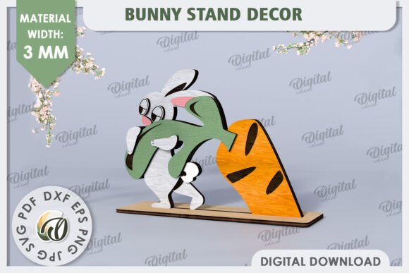 3D Wooden Easter Bunny Laser Cut: Elevate Your Spring Projects